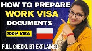 How To Prepare Work Visa Documents For Poland | Important Documents | Full Checklist Explained