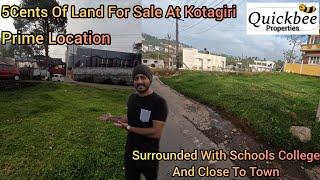 5cents of land for sale at Kotagiri/prime location/ooty properties/best deal