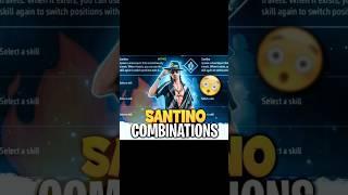 Santino Character Best Combination  | New Free Fire events