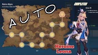 Leona Challenge Ruin Abyss Level 1-20 | Aura Kingdom II Evolution