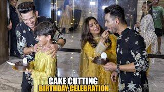 Arjun Bijlani With Wife Neha Bijlani With Son at Birthday Celebration & Diwali Party 2024