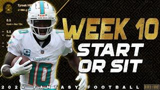 Week 10 Start or Sit Q&A - 2024 Fantasy Football