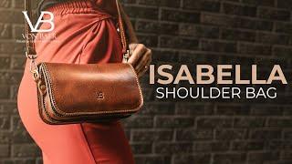 Isabella Women Leather Shoulder Bag — Premium Handbag by Von Baer Overview