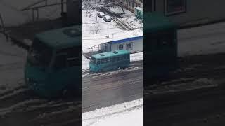 Наш транспорт в городе Краснодоне часть 1