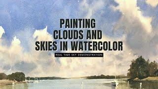 Painting Clouds and Skies in Watercolor [A Real Time Tutorial] - Matthew White