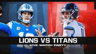 Detroit Lions vs Tennessee Titans LIVE Watch Party