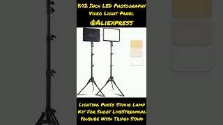 8/12 Inch LED Photography Video Light PanelLighting Photo Studio Lamp Kit For Shoot Live Streaming