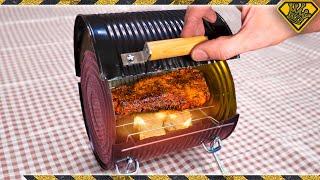 Turn A Large Can Into A BBQ (The Not So Bitty-Q)