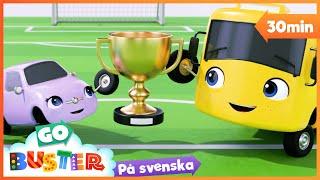 Buster spelar fotboll | Go Buster Svenska - tecknade filmer för barn