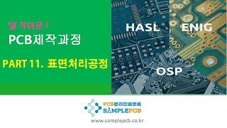 PCB 온라인플랫폼 샘플PCB- PCB 표면처리공정 설명