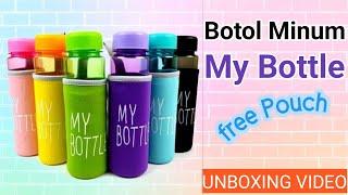 Unboxing My Bottle free Pouch  - Botol Minum Doff BPA Free