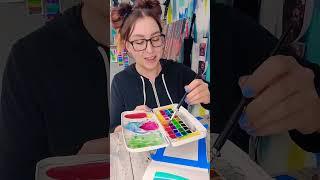 watercolors are like people they get better with layers.  #easywatercolor #easyart #learnwatercolor