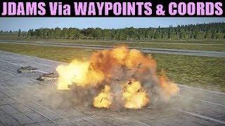 FA-18C Hornet: JDAM (TOO & PP)(Via Waypoints & Coordinates)(Rippling) Tutorial | DCS WORLD