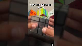 How Non cubers see️ #cube #cubing # #cubersquad