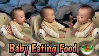 Cute  Baby girl Food Eating mini Vlog..