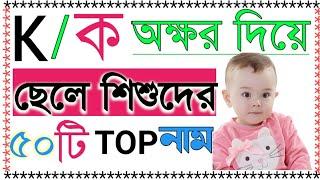 ক/K,Q অক্ষর দিয়ে ছেলে শিশুদের বাছাইকৃত ইসলামিক নাম অর্থ সহ!! Baby boy nams with K,Q letter.