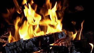 Natural fireplace burning for stress relief - Soothing Flames  柴 火炉