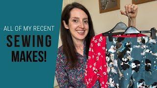 I'm back! | My Sewing Makes | including new trousers! | Catch up with me...