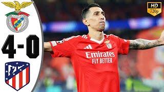 Benfica vs Atletico Madrid 4-0 Highlights & All Goals 2024 HD