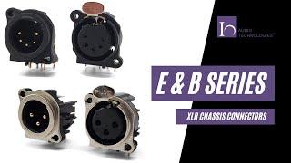 Io Audio Technologies' E & B Series XLR Chassis Connectors