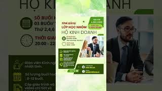 [KẾ TOÁN VIỆT HƯNG] Khai Giảng Khoá Học Kế Toán Cho Hộ Kinh Doanh - Lớp Học Nhóm