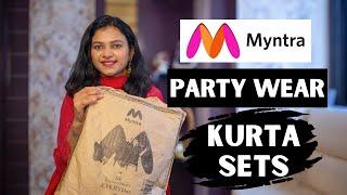 Myntra Party Wear Kurta Set Haul | Myntra Kurta Set Haul