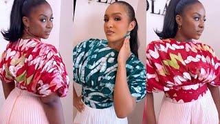 How to Sew a Kimono Balloon Puff Blouse with a Fitted Waist