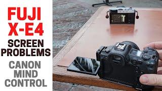 Canon R5 controls Fuji X-E4 backscreen