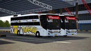 Bharat Pokemon bus livery | MAYYLO YT | bussid | bus simulator indonesia | surat all travels livery