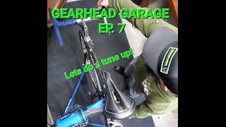 GearHead Garage EP. 7 - Lets do a bike tune up and wrap the handlebars