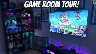 My ULTIMATE Game Room Tour 2024 | PC Setup, Retro Consoles & Figures