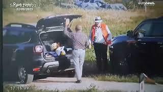 Dumitru Buzatu, în momentul în care a fost prins că primea mită