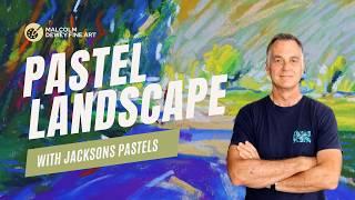 Vibrant Pastel Landscape Demo: Testing Jackson’s Handmade Soft Pastels