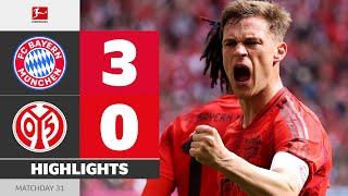 Bayern One Step Closer! | FC BAYERN - MAINZ 05 | Highlights | Matchday 31 – Bundesliga 2024/25