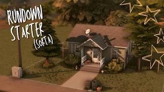 Little Rundown Couples First Home || Sims 4 Speed Build || CC Links