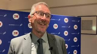 Geoff Wightman at the 4J Studios scottishathletics and jogscotland Annual Awards 2022