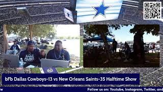 bFb Dallas Cowboys-13 vs New Orleans-28 Halftime Show