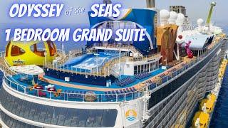 Odyssey Of the Seas One Bedroom Grand Suite Tour- So much fun onboard Royal Caribbean's Newest Ship!