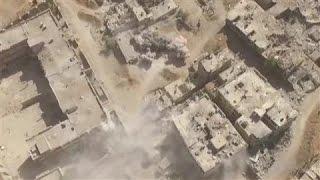 Drone Footage Over Syria Shows Fighting, Destruction