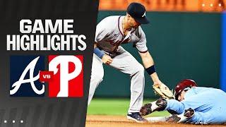 Braves vs. Phillies Game Highlights (8/29/24) | MLB Highlights