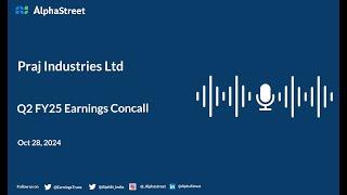 Praj Industries Ltd Q2 FY2024-25 Earnings Conference Call