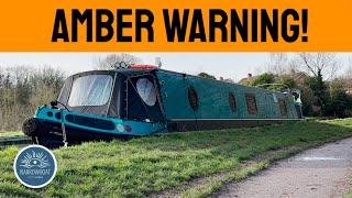 We are hit by High Winds, Snow, Ice, Rain and Mud on our Narrowboat p162