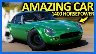 Forza Horizon 5 : INSANE 1400 Horsepower Ginetta!! (FH5 Acceleration Car Pack)