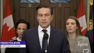 Pierre Poilievre  Leader of the Conservative Party of Canada statement on Iran nuclear bomb