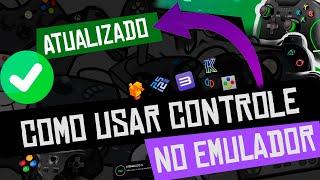 Como usar controle no Emulador  ATUALIZADO