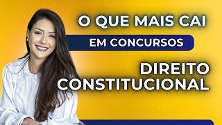 O que mais cai em concursos de Direito Constitucional | Adriane Fauth