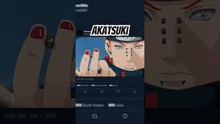 Akatsuki  #naruto #anime #akatsuki #obito #nagato #sasori #itachi #uchiha #music #edit #pain #like