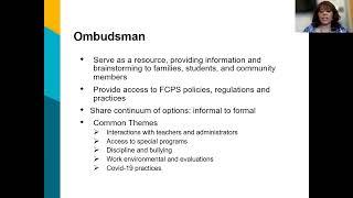 Overview of the Office of the Ombudsman