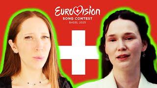 LET'S REACT TO SWITZERLAND'S SONG FOR EUROVISION 2O25 // ZOË MË "VOYAGE"