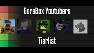 GoreBox Youtubers Tierlist (Ft. VenDuskT/Ball Cat Official)